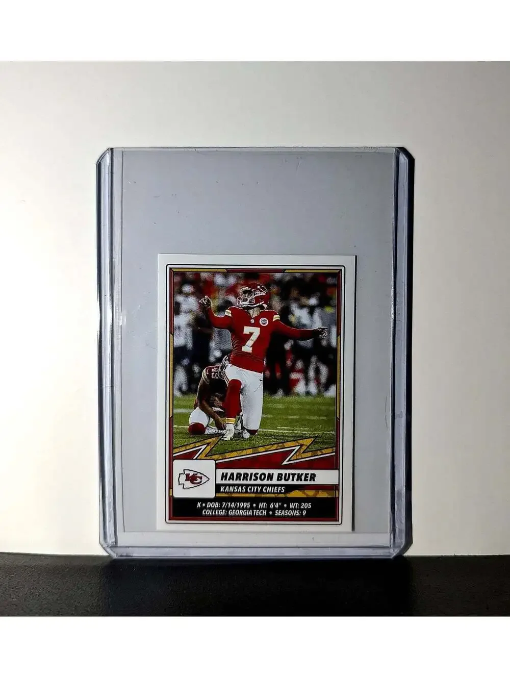 Harrison Butker 2025 Panini NFL #260 Sticker Kansas City Chiefs